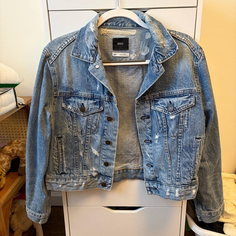 BDG Light Blue Distressed Denim Jacket